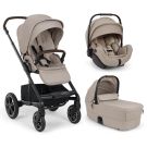 Poussette Trio Mixx Next + Siège auto Arra Flex 2 + Nacelle Mixx Next Chateau