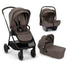 Poussette Trio Triv Next + Siège auto Pipa Next + Nacelle Lytl Chestnut