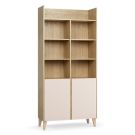 Grande bibliothèque Muve Chêne Sable Beige