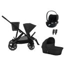 Poussette Trio Gazelle S + Cloud T + Nacelle Moon Black - cybex