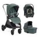 Poussette Trio Bellagio 2 + Siège auto First Seat Recline + Nacelle Flexi Fir Tree