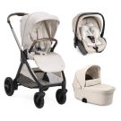 Poussette Trio Bellagio 2 + Siège auto First Seat Recline + Nacelle Flexi Amber Glow