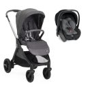 Poussette Duo Bellagio 2 + Siège auto First Seat Recline Black Satin