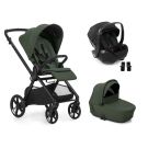 Poussette Trio Muum 5 + Kombibaby + Nacelle Sleep Botanic