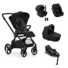 Pack Poussette Muum 5 + Kombibaby + Nacelle Sleep + Base Isofix + Kombikid Coal