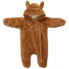 Combi pilote lapin fausse fourrure Angora 0-3m - Havane