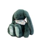 Peluche lapin Fleurette 35cm Vert