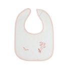 Bavoirs 1er âge X6 - Blanc Rose