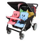 Poussette 4 Places Familidoo Lidoo Star Multicolor