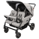 Poussette 4 Places Familidoo Lidoo Star Full Grey
