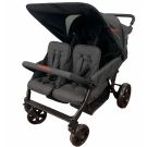 Poussette 4 Places Familidoo Lidoo Star Full Black - familidoo