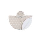 Poncho imperméable doublure Groloudoux perle 6-12M - Beige