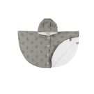 Poncho imperméable doublure Groloudoux perle 6-12M - Kaki - noukie 's