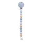 Attache Sucette silicone - Bleu - nattou