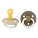 Lot de 2 sucettes de nuit en caoutchouc 6-18m Glow Blush et Vanilla