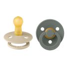 Lot de 2 sucettes en caoutchouc 6-18m Vanilla Pine