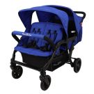 Poussette 4 places Familidoo Lidoo Lite Artic Blue - familidoo