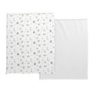 Set 2 draps housse en coton Forever Confetti - chicco