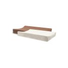 Lot de 2 housses de matelas à langer éponge Basics 50x70cm Terra/Oatmeal - jollein