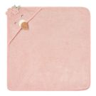 Cape de bain 75x75cm Flamant Rose