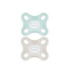 Lot de 2 Sucettes Comfort 0-2m Bleu - mam