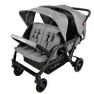 Poussette 4 places Familidoo Lidoo Lite Dark Grey