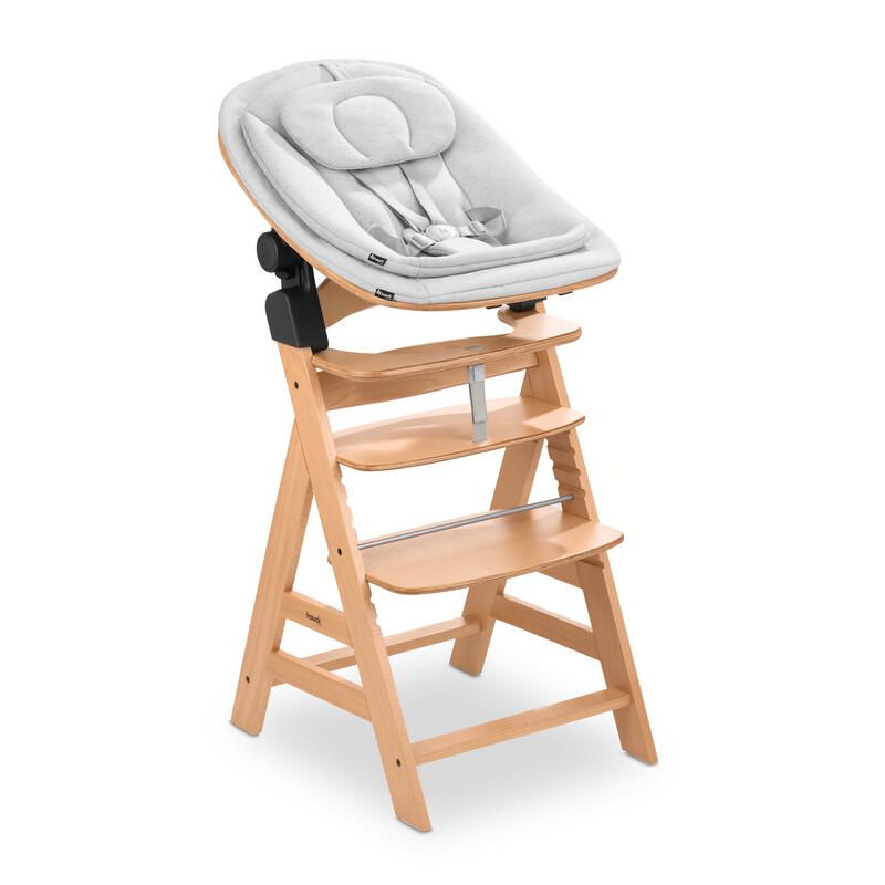 Transat Chaise Haute 3 en 1 Eco Light Grey - hauck