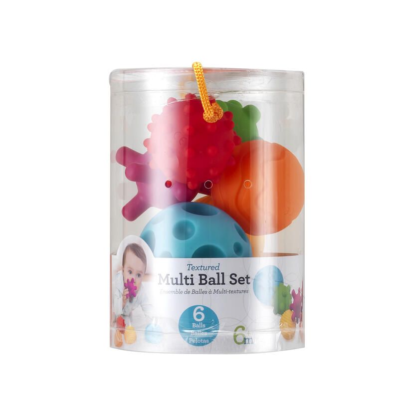 6 balles Senso - Multicolore - infantino