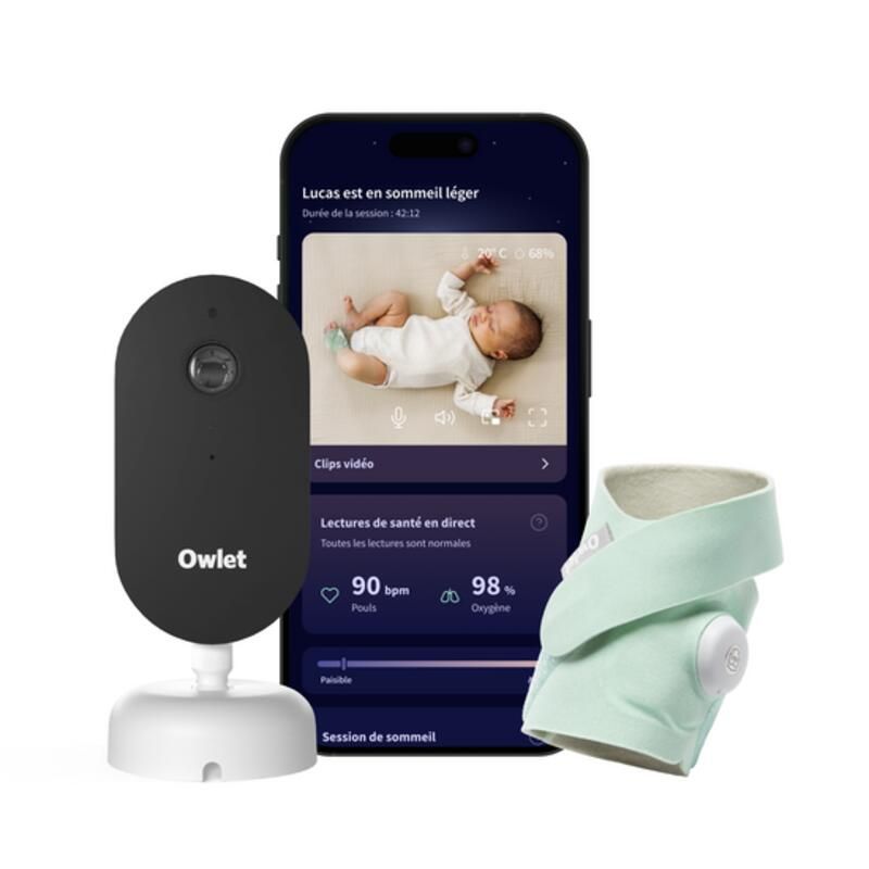 Pack Dream Sock + Dream Sight Cam - Vert - owlet