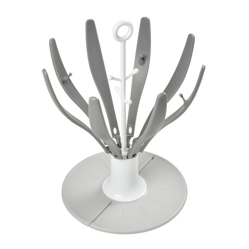 Egoutte Biberon Pliable Flower Grey - beaba