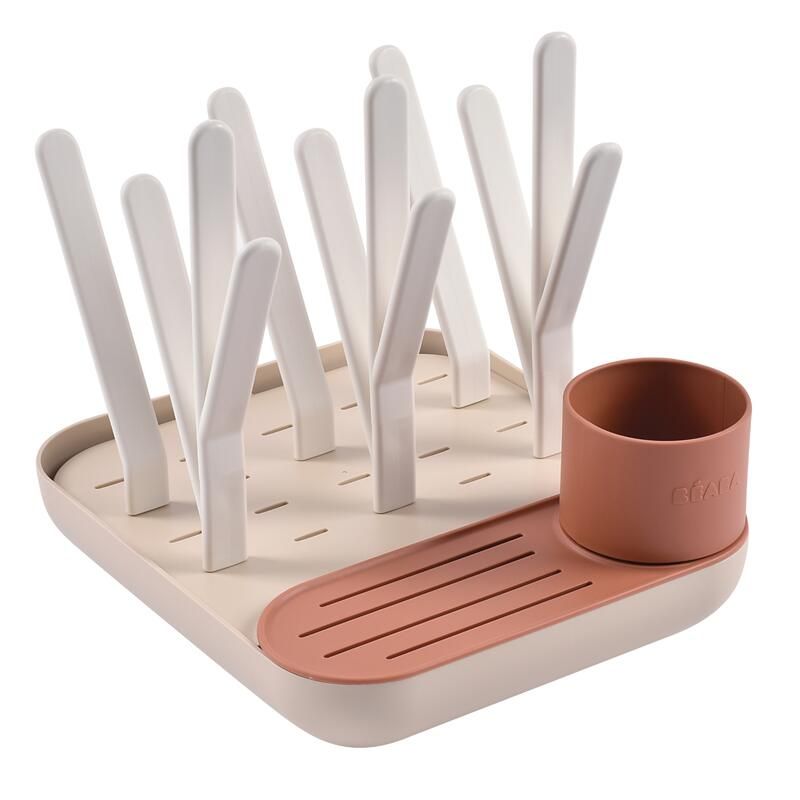 Egoutte Biberons Foret Terracotta Clay - beaba