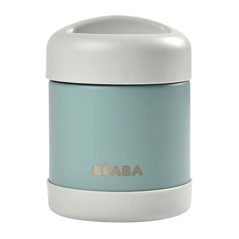 Portion Inox Isotherme 300ml Light Mist Eucalyptus Green - beaba