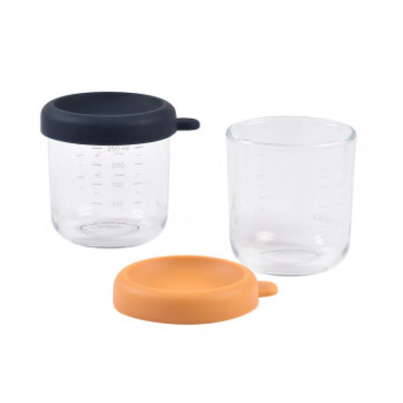 Portions Verre X2 250ml Night Blue Honey - beaba