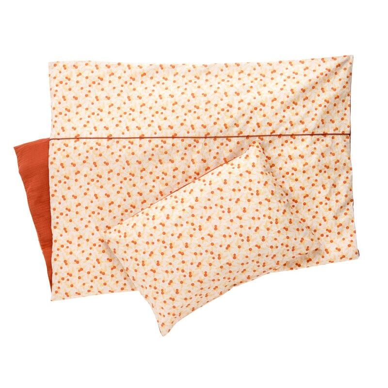 Housse De Couette Et Taie Esmee 100x140cm - sauthon baby deco