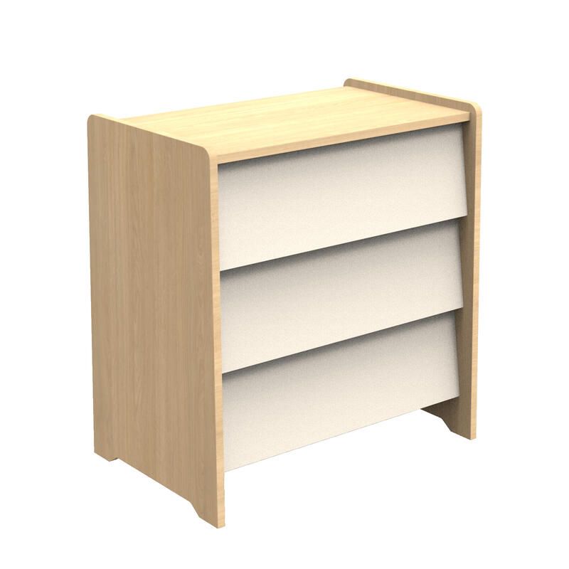 Commode 3 tiroirs Vanille - sauthon