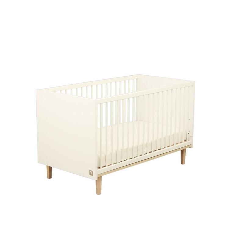 Lit bébé évolutif 70x140cm Paloma Blanc - sauthon