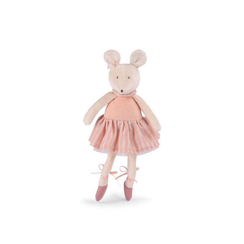 Poupee Souris Rose La Petite Ecole De Danse Rose/Crme Moulin Roty La Petite Cole De Danse - moulin roty