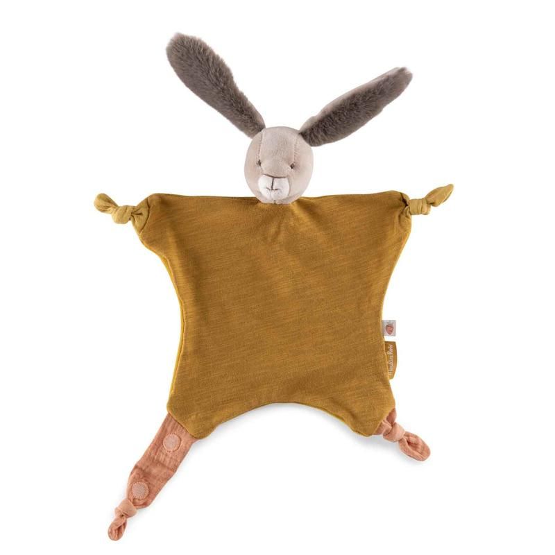 Doudou Lapin Ocre Trois Petits Lapins - moulin roty