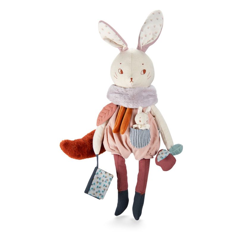 Grand Lapin Dactivites Apres La Pluie Rose Moulin Roty Aprs La Pluie - moulin roty