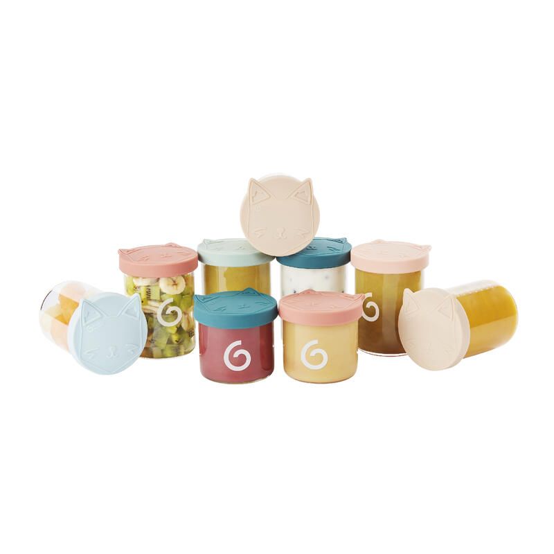 Pots de conservation Isy Bowls en verre - Lot de 9 - babymoov