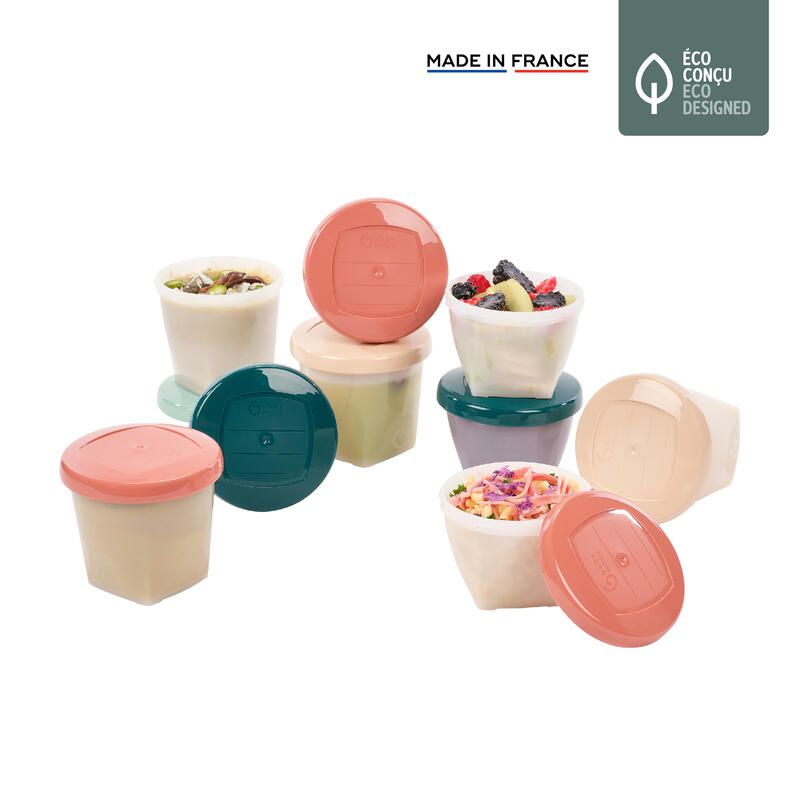Pots de conservation Babybols biosourcés - Lot de 16 - babymoov