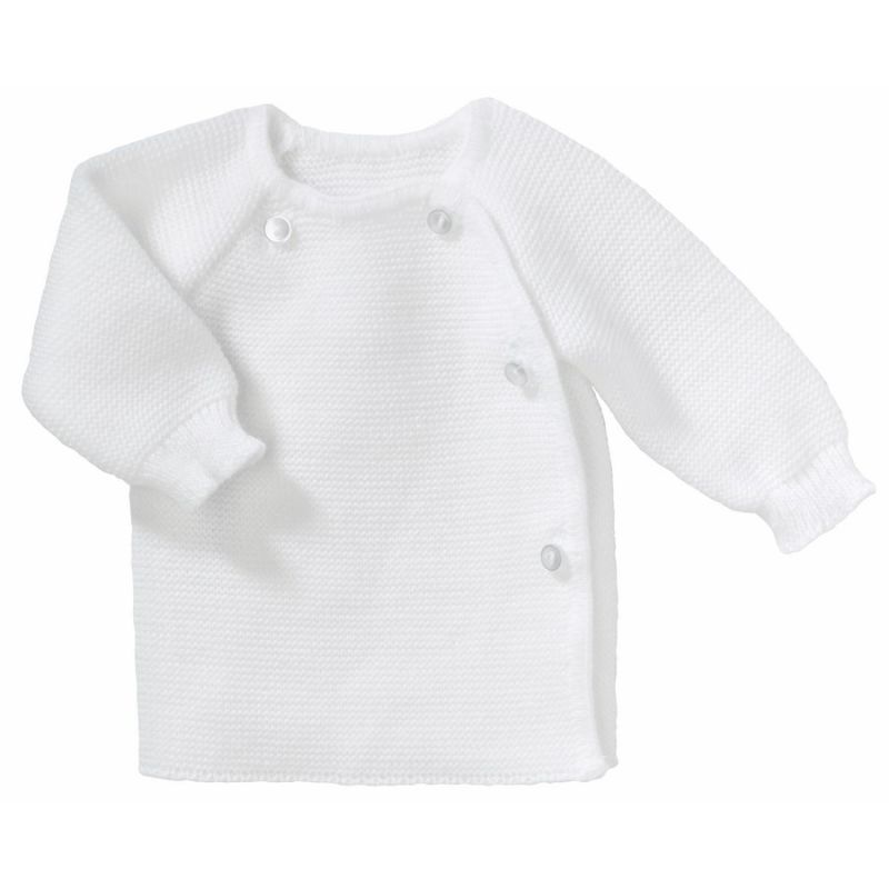 Brassiere Maille Blanc Naissance - bebe9 creation