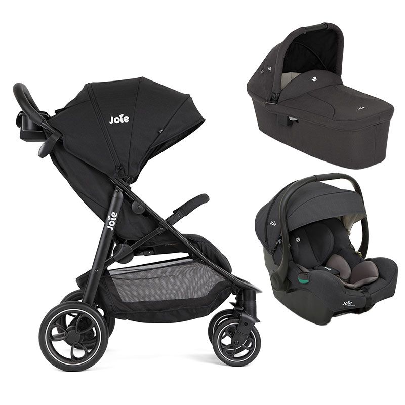 Poussette Trio Litetrax + Siège auto i-Gemm 3 + Nacelle Ramble Shale - joie