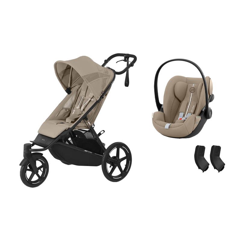Poussette Duo Avi Spin Almond Beige Cloud G3 I-size Plus Almond Beige Cybex - cybex