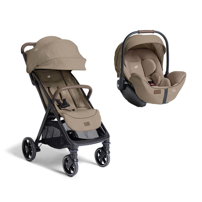 Poussette Duo Parcel Lx + Siège auto i-Level Pro Sandstone - joie