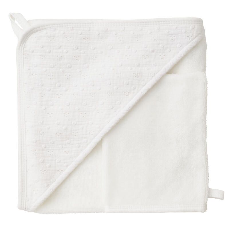 Cape De Bain + Gant Bambou 70x70cm Vintage Chic - bb&co