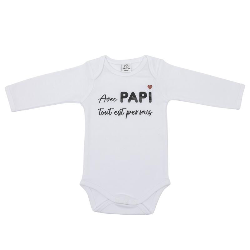 Body Ml Avec Papi 6m Blanc - bb&co