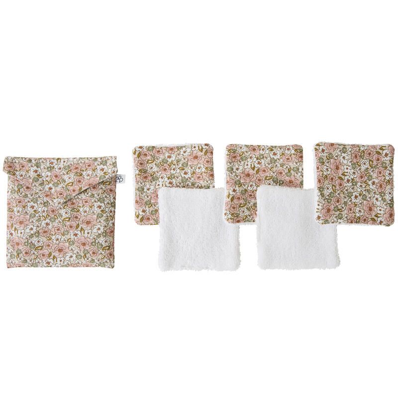 Lingettes Lavables +pochette X5 Liberty Biscuit - bb&co