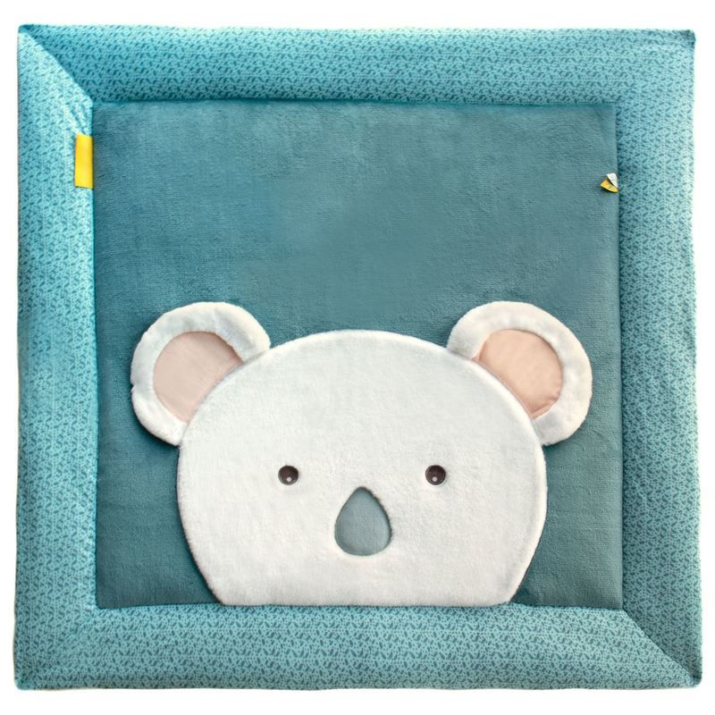 Tapis De Parc Tapidou Doudou... Et Compagnie 100x100cm Yoka - doudou et compagnie