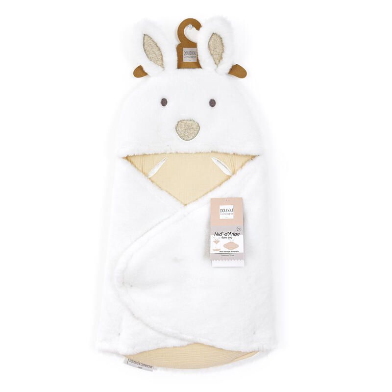 Nid Dange Happy Wild 70cm Beige - doudou et compagnie